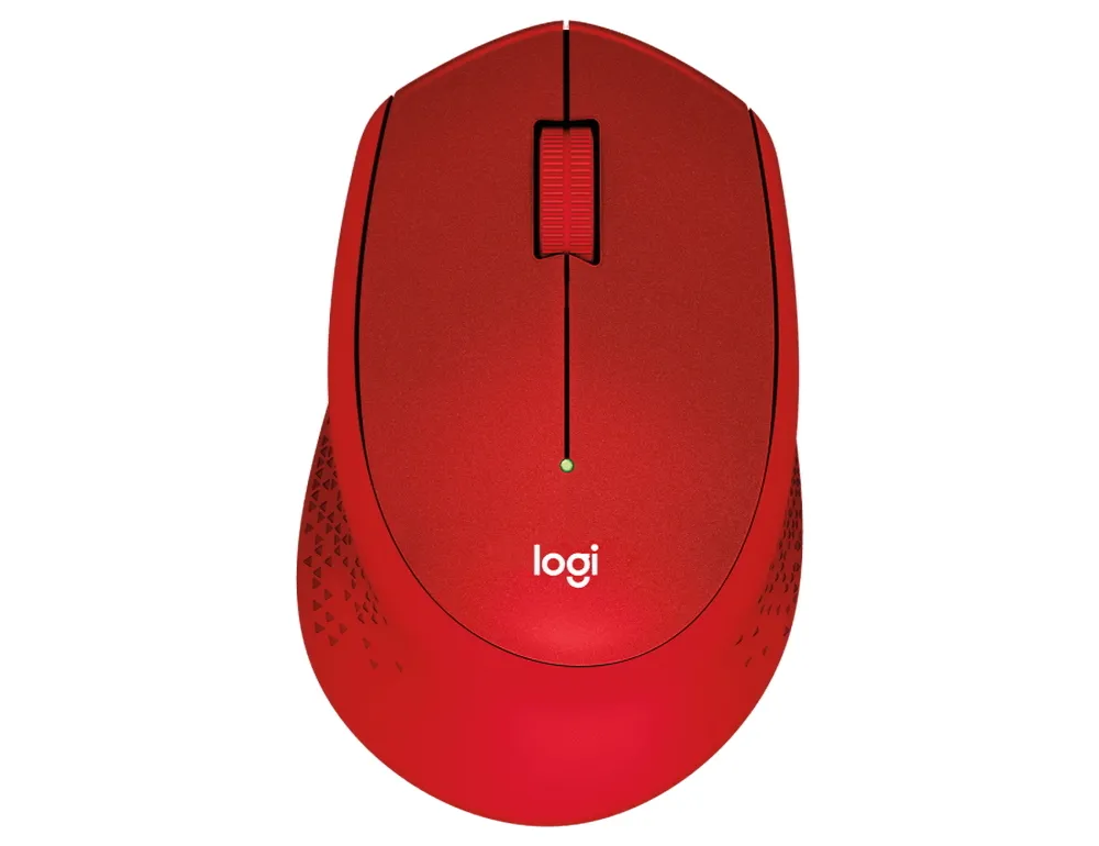 Mouse Wireless Logitech M330 Silent Plus, Roșu