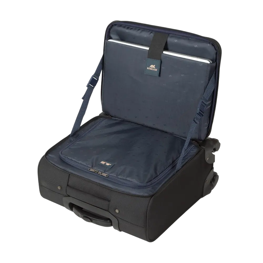 Valiză pentru bagaj RivaCase Tegel, 25L, Negru