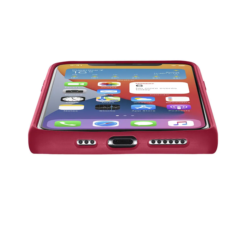 Husă Cellularline Sensation - iPhone 12 mini, Roșu