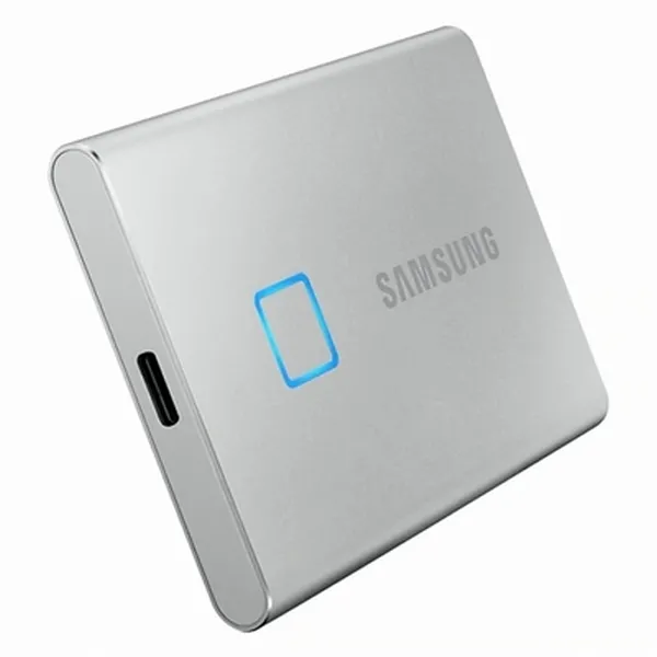 SSD portabil extern Samsung Portable SSD T7 Touch,  1 TB, White (MU-PC1T0S/WW)