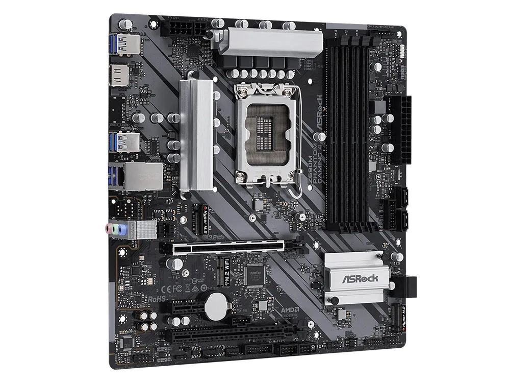 Placă de bază ASRock Z690M PHANTOM GAMING 4, LGA1700, Intel Z690, Micro-ATX