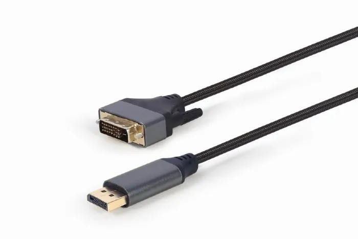 Cablu Video Cablexpert CC-DPM-DVIM-4K-6, DisplayPort (M) - DVI-D (M), 1,8m, Negru
