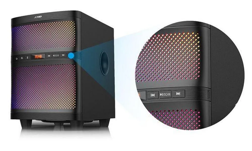 Sistem audio F&D F5060X, Negru