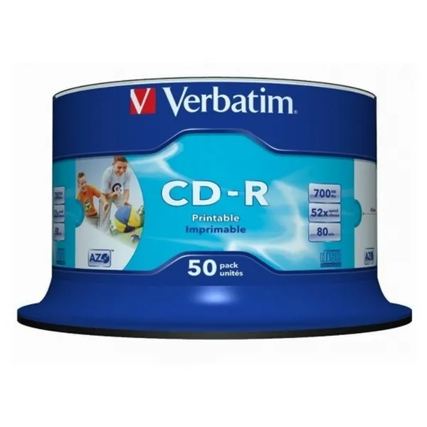 CD Verbatim ULTRA HD 4K Writer, 50buc, Cake