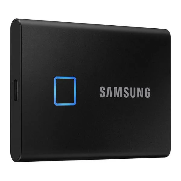 SSD portabil extern Samsung Portable SSD T7 Touch, 500 GB, Negru (MU-PC500K/WW)