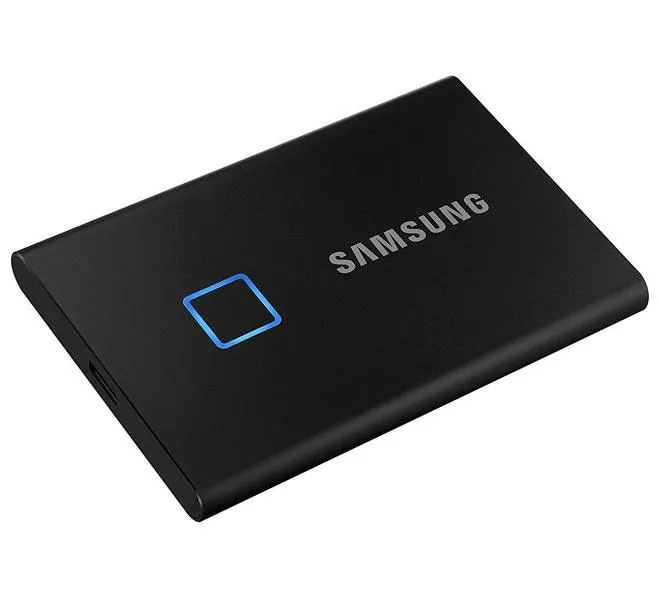 SSD portabil extern Samsung Portable SSD T7 Touch, 500 GB, Negru (MU-PC500K/WW)