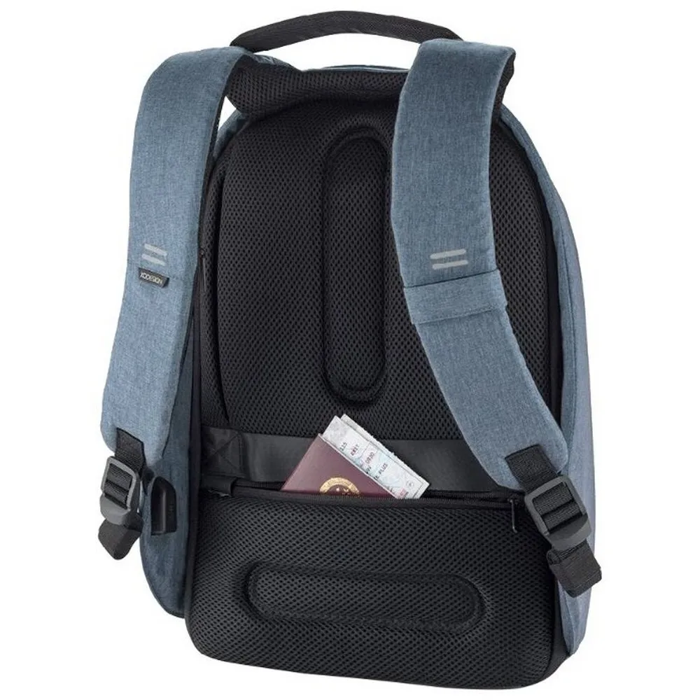 Rucsac pentru Laptop Bobby Hero Small, 13.3", Piele artificială, Albastru