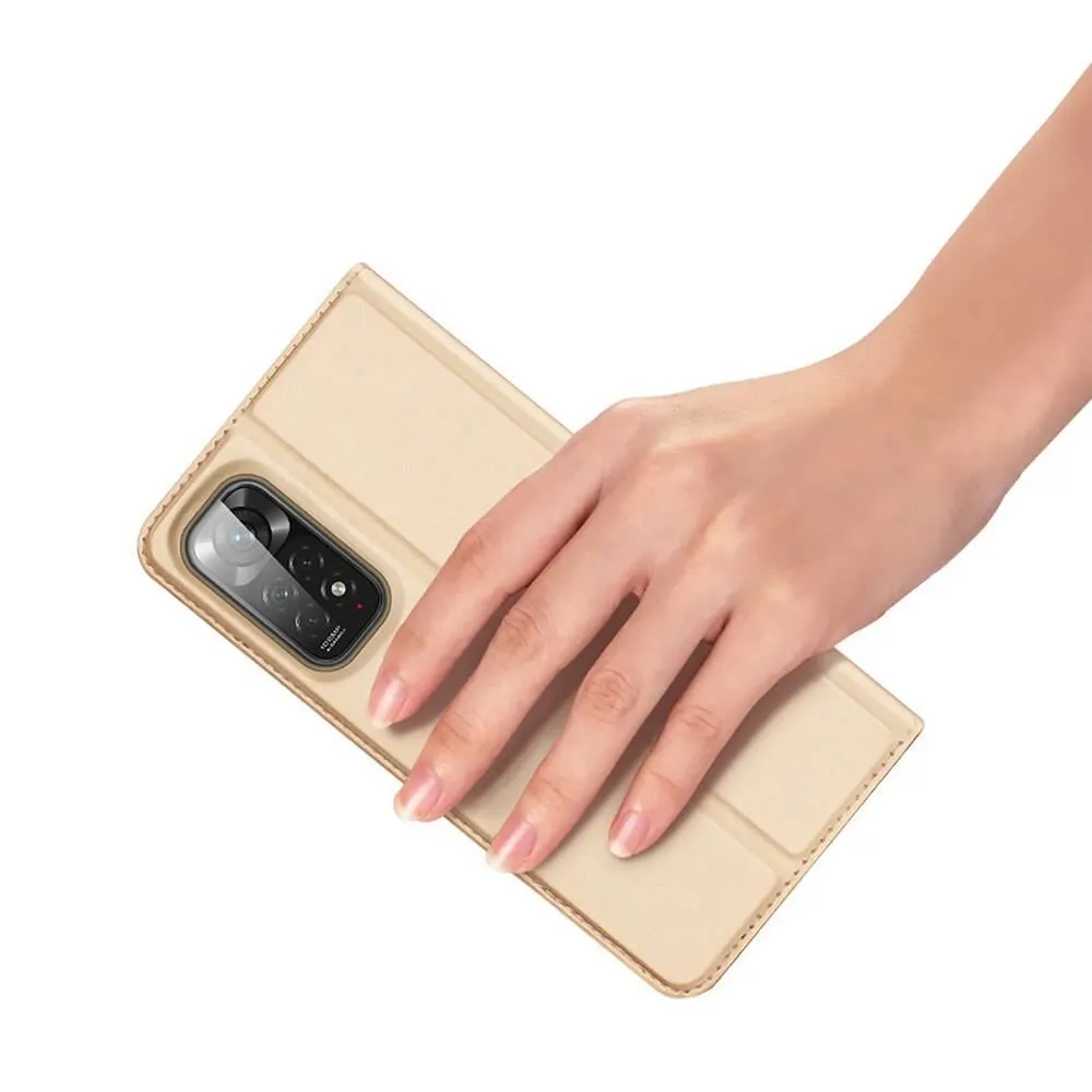 Xcover husa p/u Xiaomi Redmi Note 11/Note 11S, Soft Book, Gold