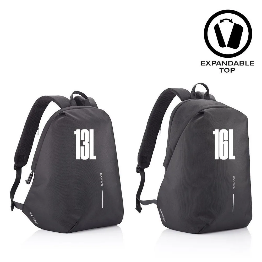 Rucsac pentru Laptop Bobby Soft, 15.6", Textil, Negru