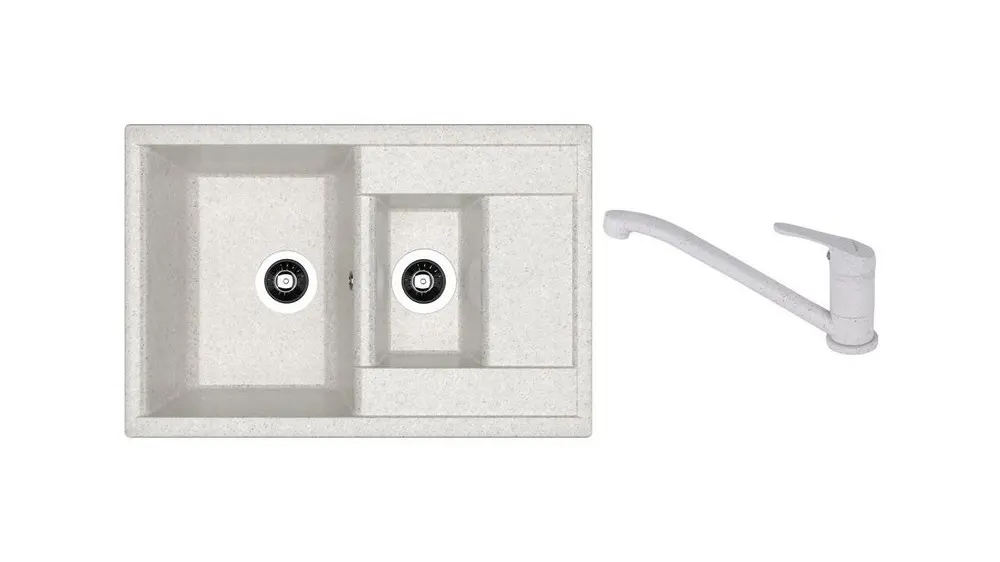 SET chiuveta Dr Gans Astra 760K + SanDonna F 1066 gri 