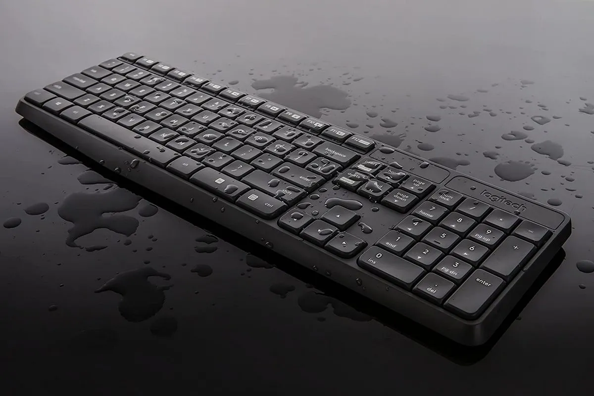 Set Tastatură + Mouse Logitech MK235, Fără fir, Gri