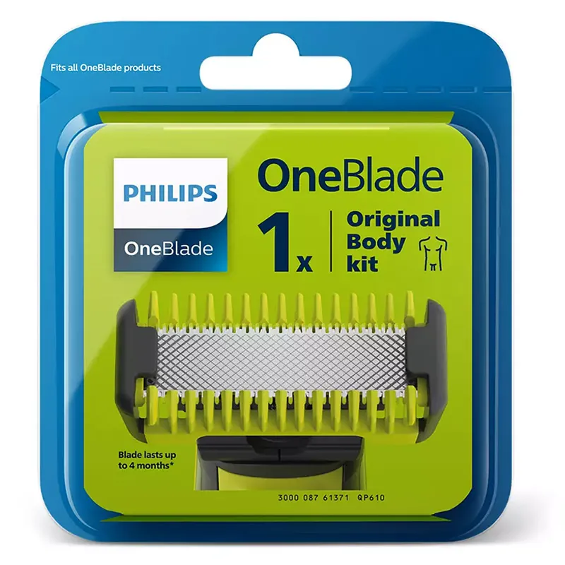 Lamă de schimb pentru aparatul de ras electric Philips QP610/50, Verde