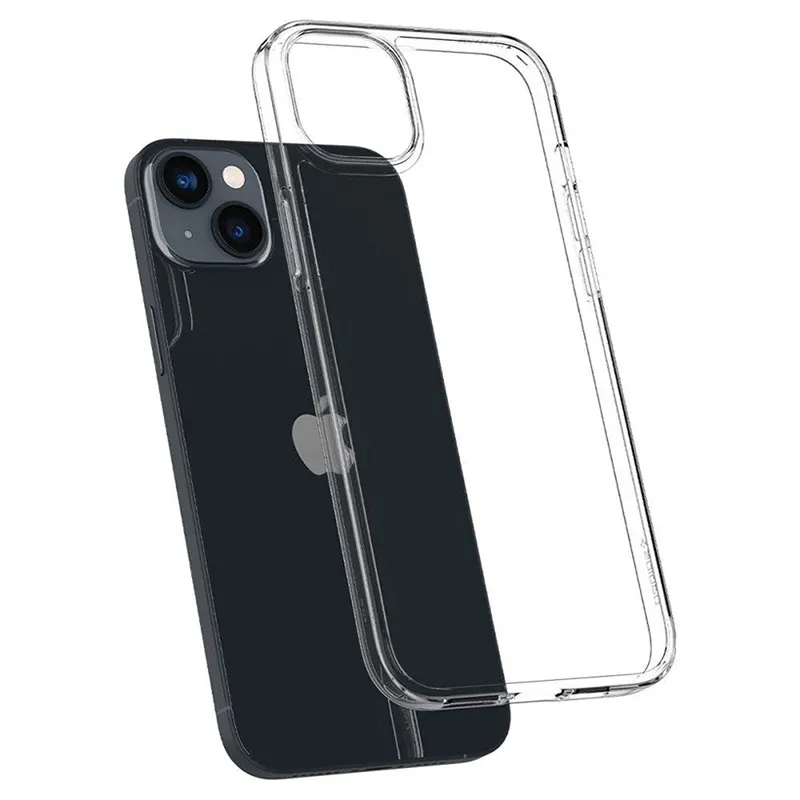 Husă Spigen iPhone 14, Airskin Hybrid, Transparent