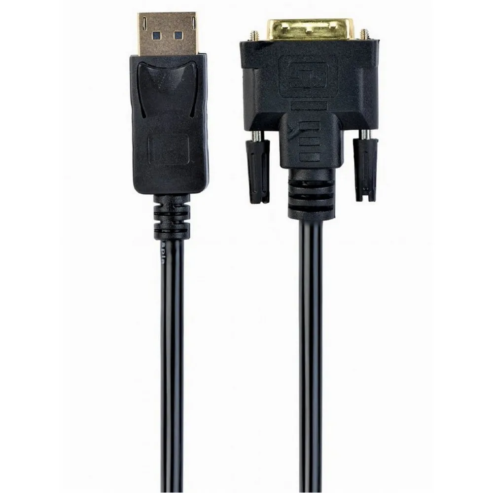 Cablu Video Cablexpert CC-DPM-DVIM-3M, DisplayPort (M) - DVI-D (M), 3m, Negru