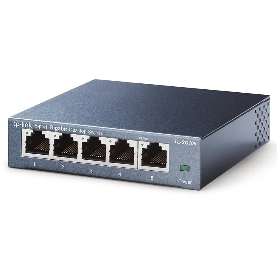 Switch de rețea TP-LINK TL-SG105, 5x 10/100/1000 Mbps
