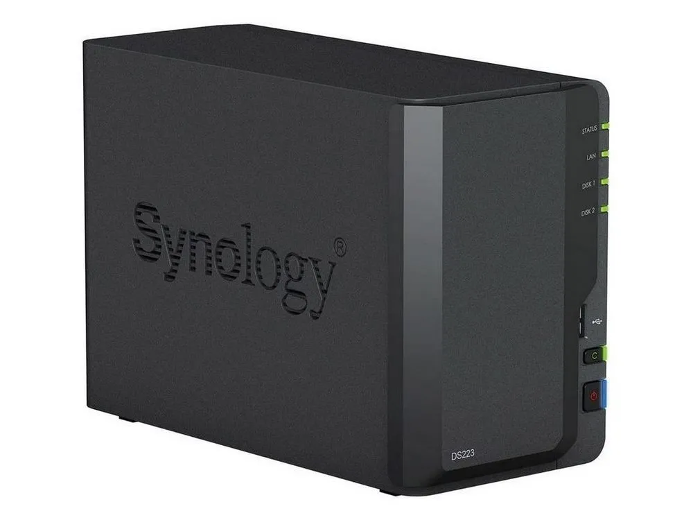 Stocare atașată la rețea SYNOLOGY DS223, Negru