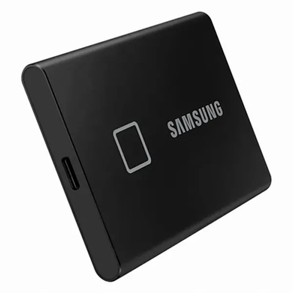 SSD portabil extern Samsung Portable SSD T7 Touch, 1 TB, Negru (MU-PC1T0K/WW)