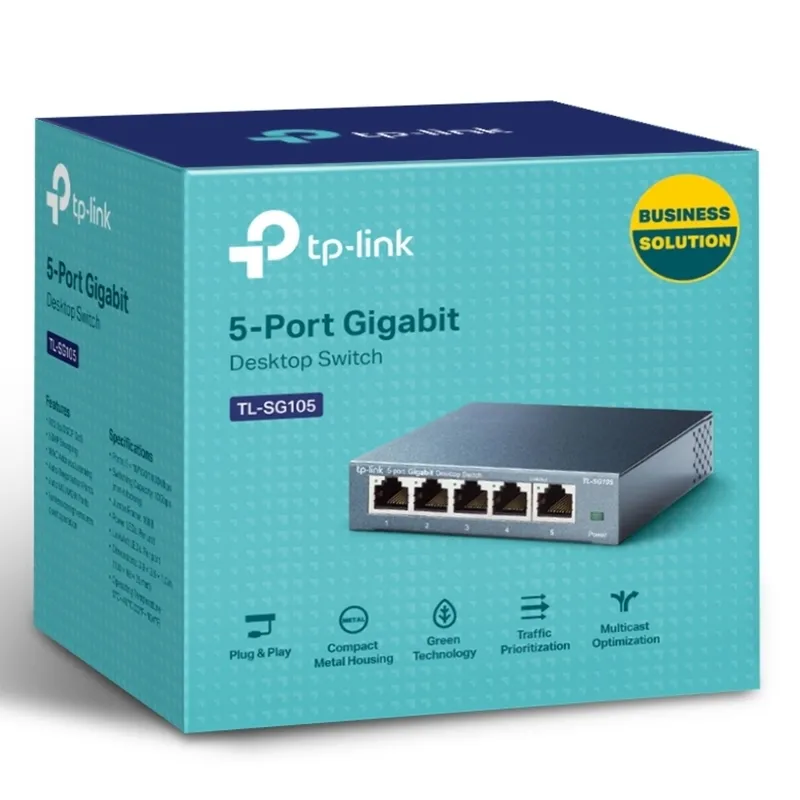 Switch de rețea TP-LINK TL-SG105, 5x 10/100/1000 Mbps