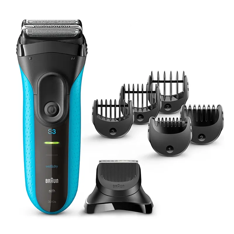 Aparat de ras electric Braun 3010 BT WD, Albastru