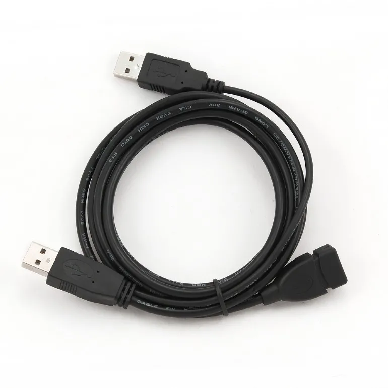 Cablu de comunicație Cablexpert CCP-USB22-AMAF-6, 2AM/AF/USB Type-A (F), 1,8m, Negru