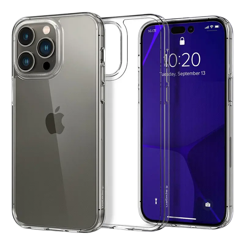 Husă Spigen iPhone 14 Pro, Airskin Hybrid, Transparent