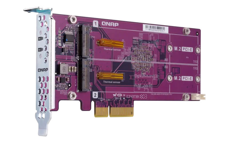 Card de expansiune NAS Qnap QM2-2P-244A, Bronz