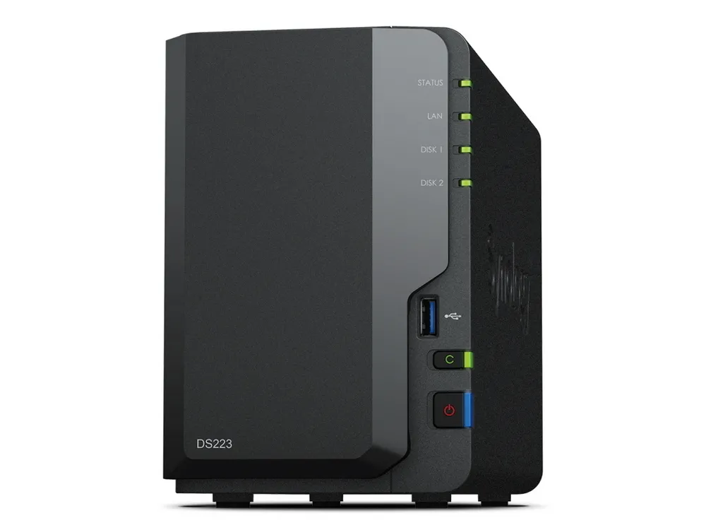Stocare atașată la rețea SYNOLOGY DS223, Negru
