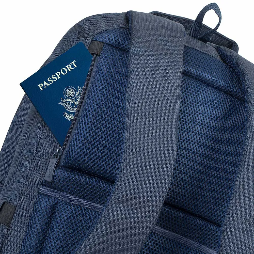 Rucsac pentru Laptop RivaCase Tegel, 17.3", Polyester, Albastru închis