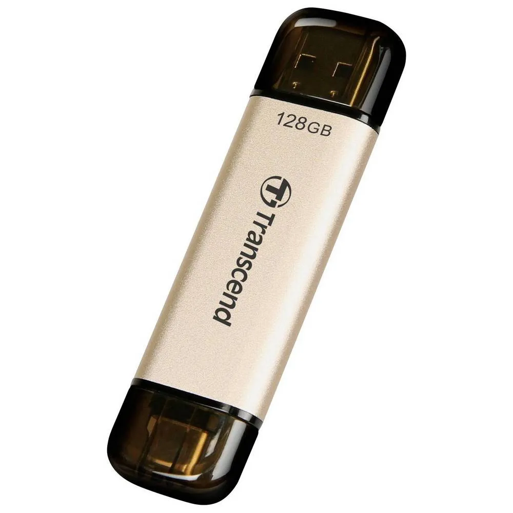 Memorie USB Transcend JetFlash 930C, 128GB, Auriu