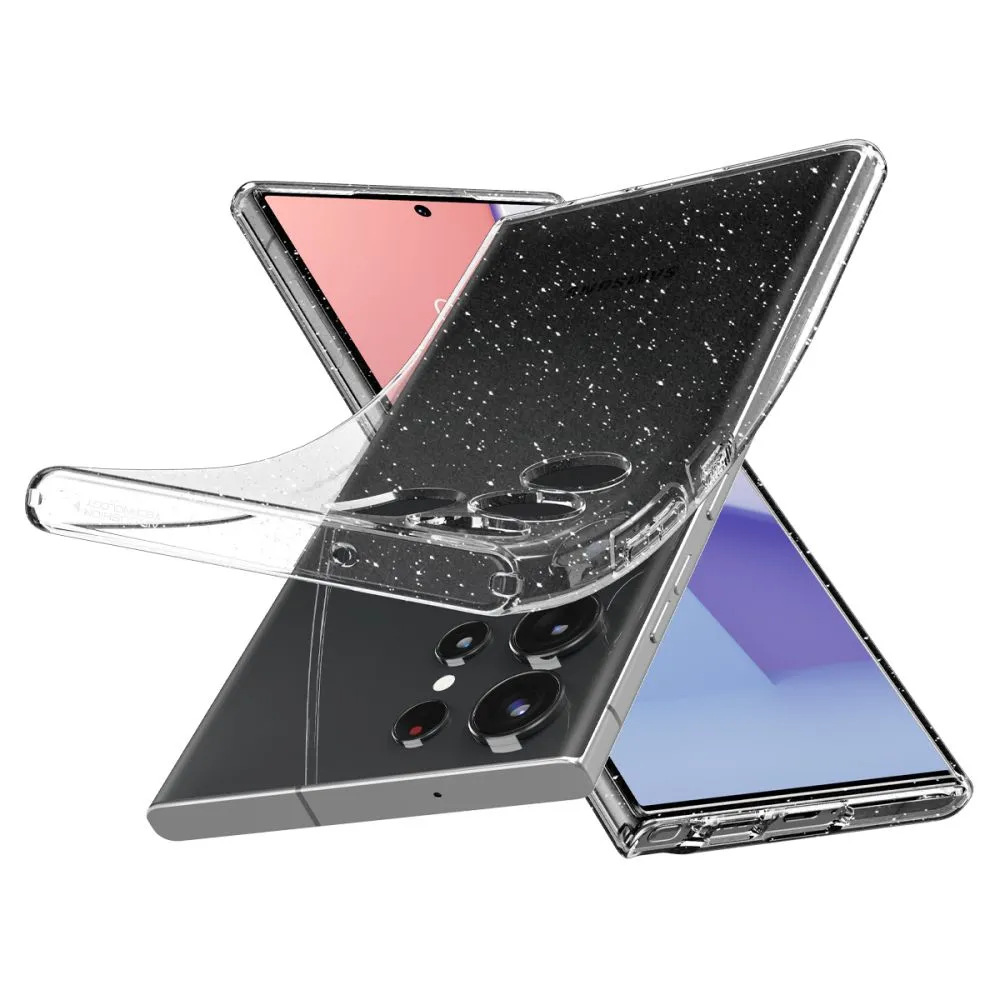 Husă Spigen Samsung S23 Ultra, Liquid Crystal, Cristal cu sclipici