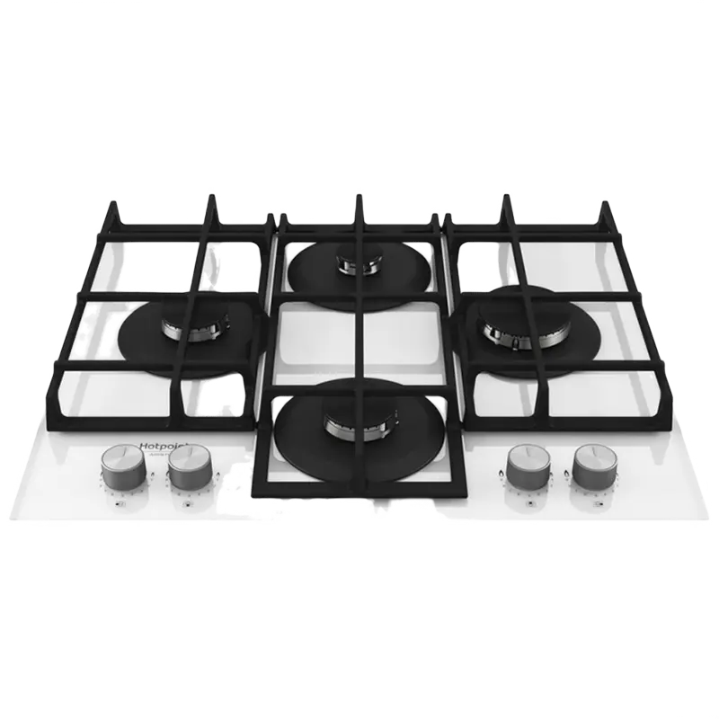 Plită pe gaz Hotpoint-Ariston HAGS 61F/WH, Alb