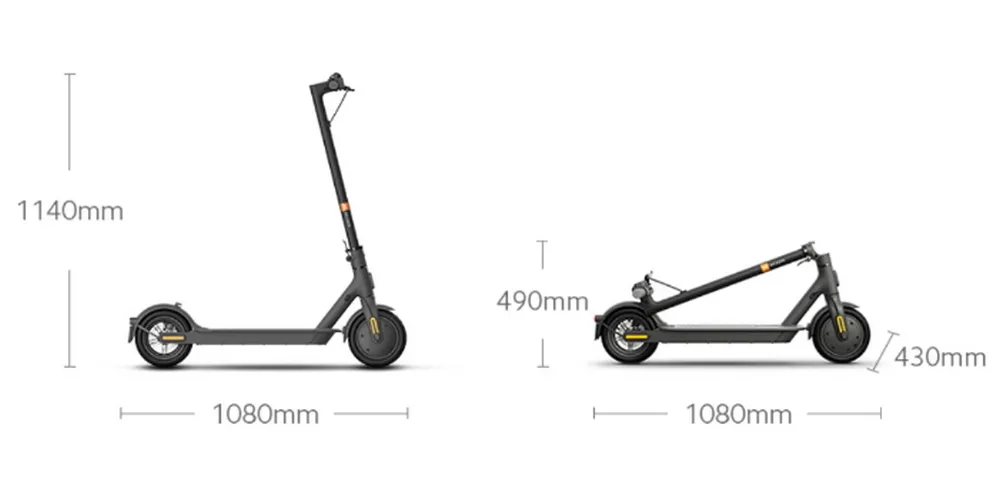 Trotinetă electrică Xiaomi 1S, Negru