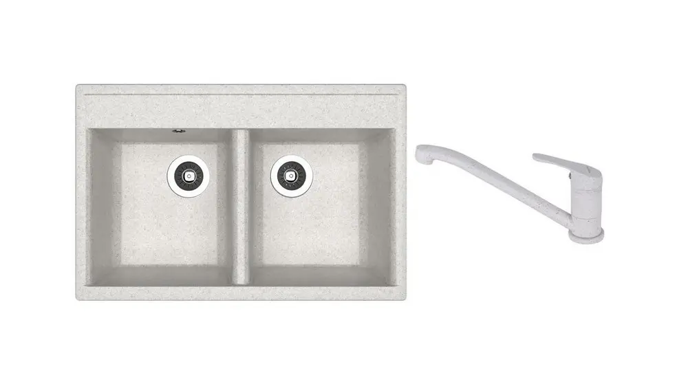 SET chiuveta Dr Gans Astra 780 + SanDonna F 1066 gri  