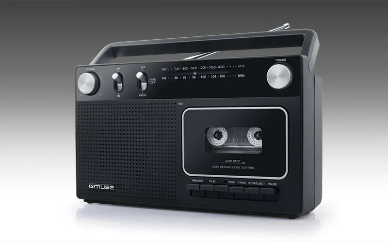 Radio portabil MUSE M-152 RC, Negru