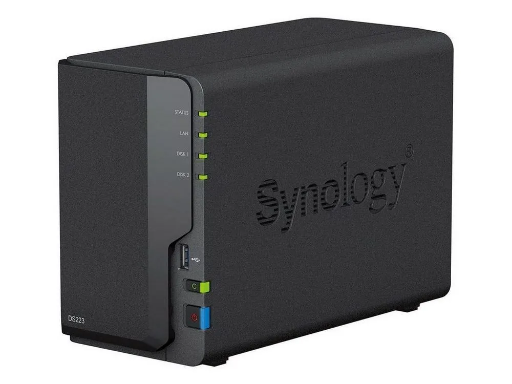 Stocare atașată la rețea SYNOLOGY DS223, Negru