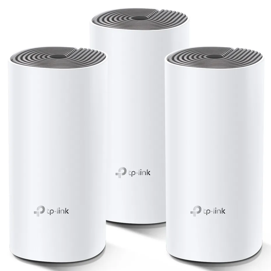 Sistem Wi-Fi Mesh TP-LINK Deco E4 (3-pack), Alb