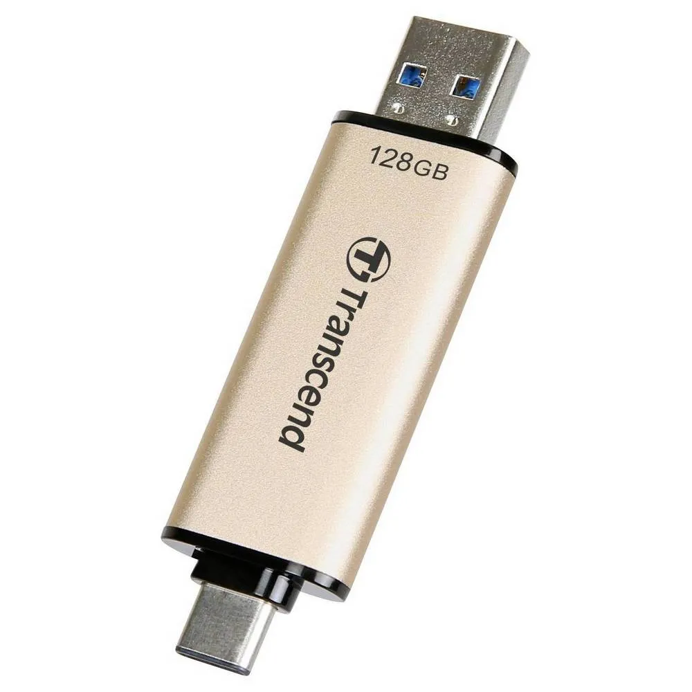 Memorie USB Transcend JetFlash 930C, 128GB, Auriu