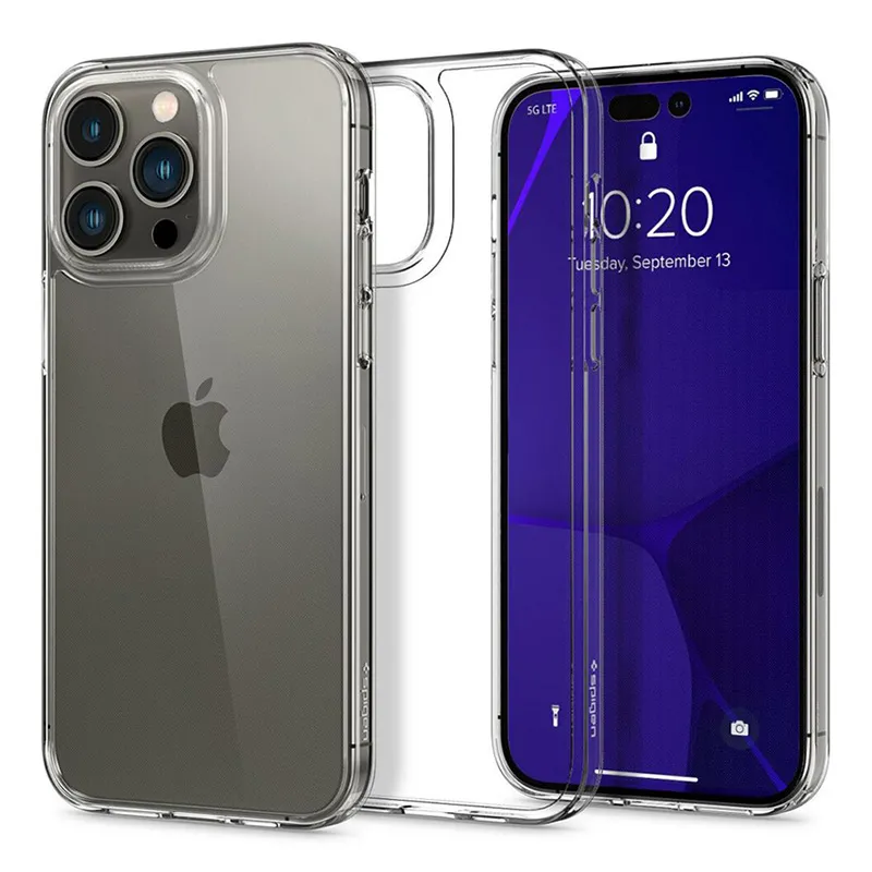 Husă Spigen iPhone 14 Pro, Airskin Hybrid, Transparent