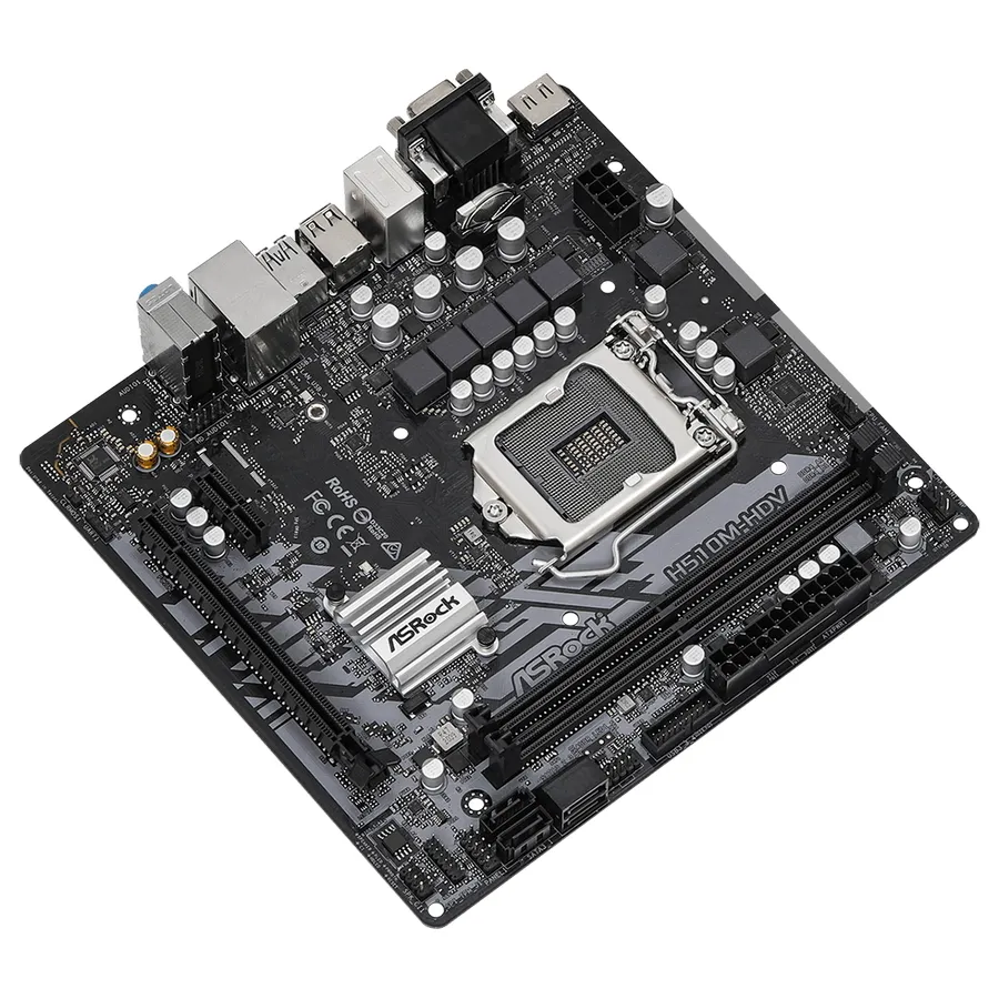 Placă de bază ASRock H510M-HDV, LGA1200, Intel H510, Micro-ATX