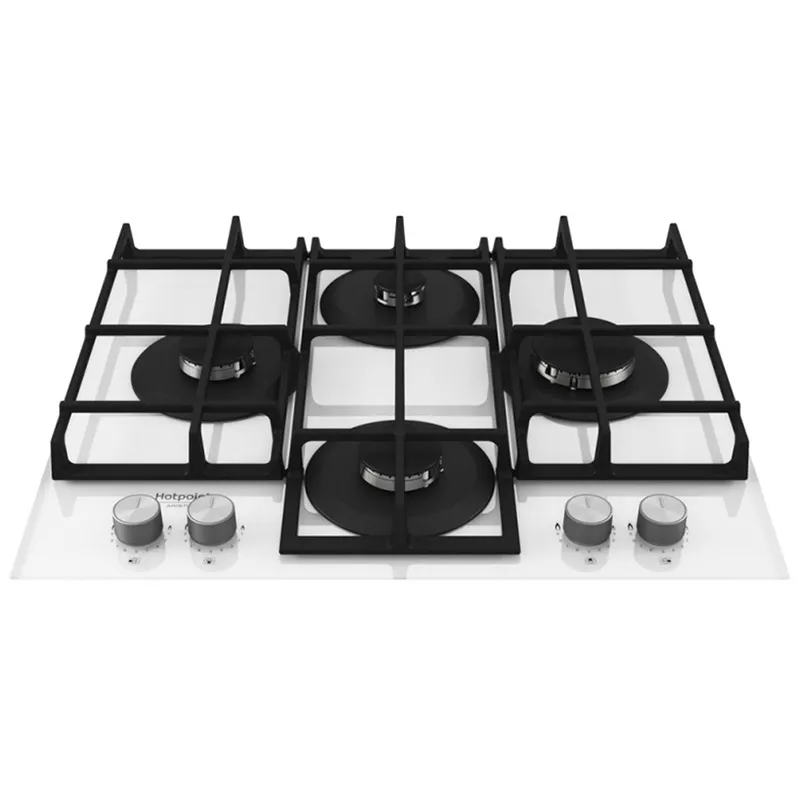 Plită pe gaz Hotpoint-Ariston HAGS 61F/WH, Alb