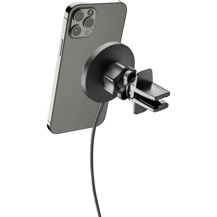 Incărcător auto Cellularline Touch Air Mag, 7.5 W, Negru
