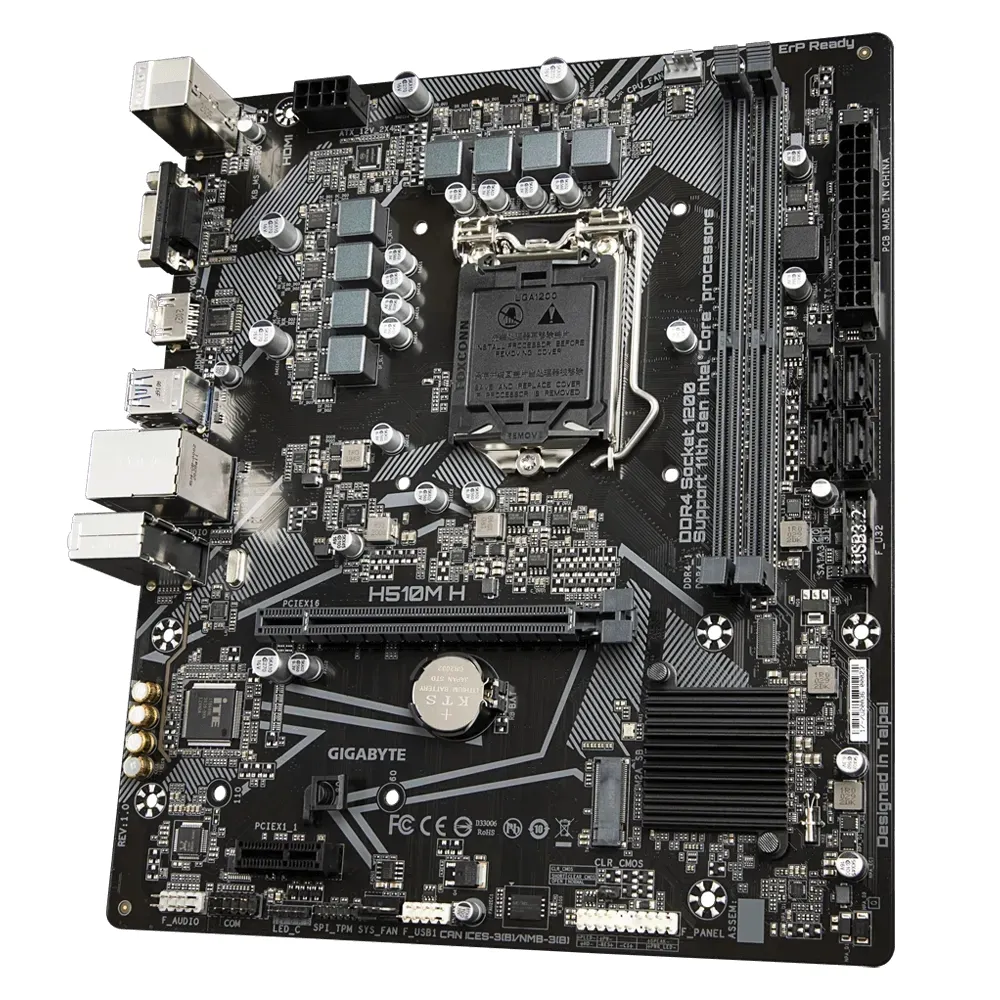 Placă de bază Gigabyte H510M H, LGA1200, Intel H510, Micro-ATX