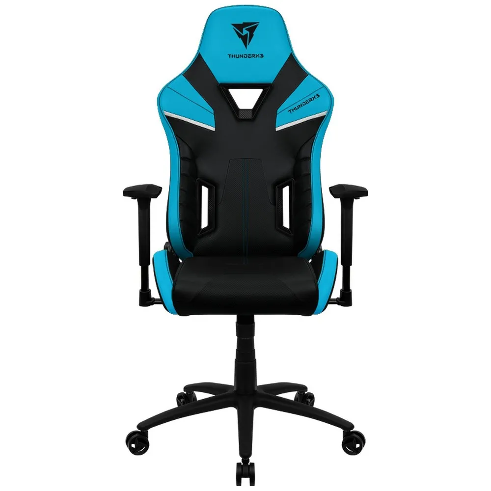 Scaun Gaming ThunderX3 TC5, PU Piele, Negru/Albastru