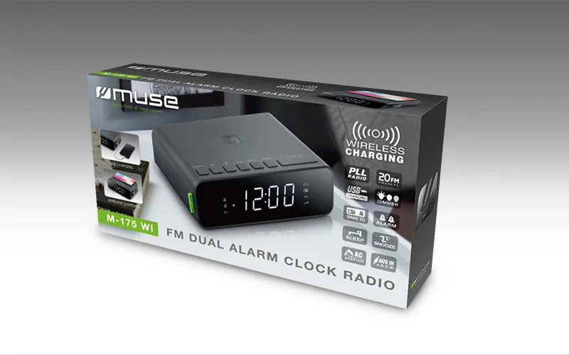 Radio portabil MUSE M-175 WI, Negru