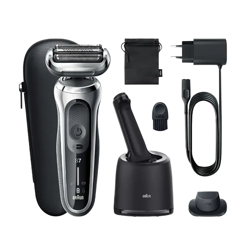 Aparat de ras electric Braun 71-S7200cc, Argintiu
