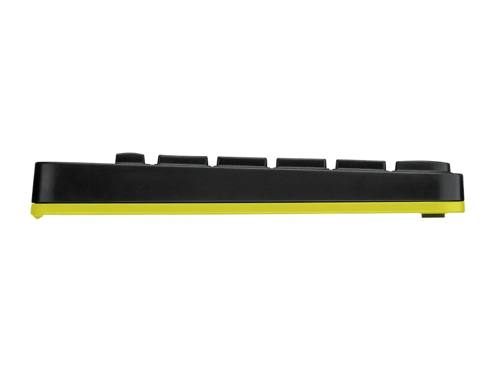 Set Tastatură + Mouse Logitech MK240, Fără fir, Negru/Galben