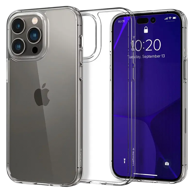 Husă Spigen iPhone 14 Pro Max, Airskin Hybrid, Transparent
