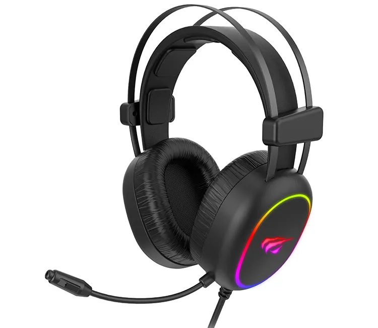 Căști gaming Havit H2016d, USB, Negru