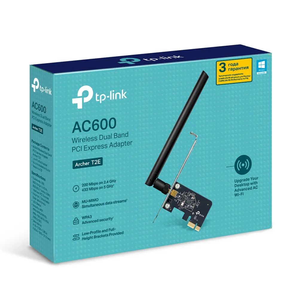 Adaptor PCle TP-LINK Archer T2E