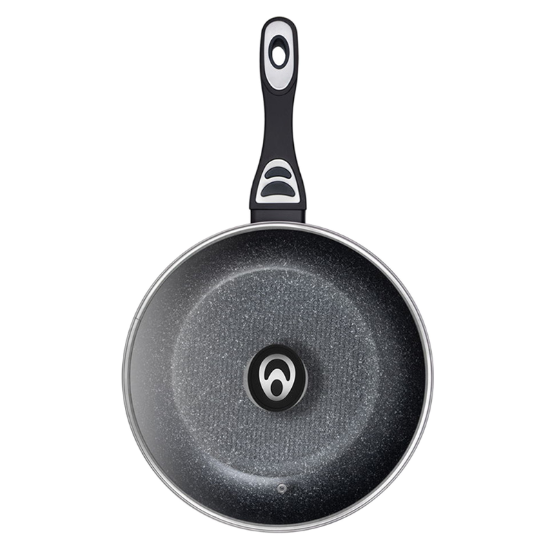 Tigaie RESTO 93154, 28cm, Negru